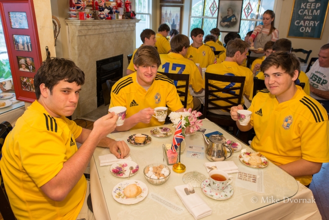 St Paul S School Rugby Team At The English Tea Room By Mike