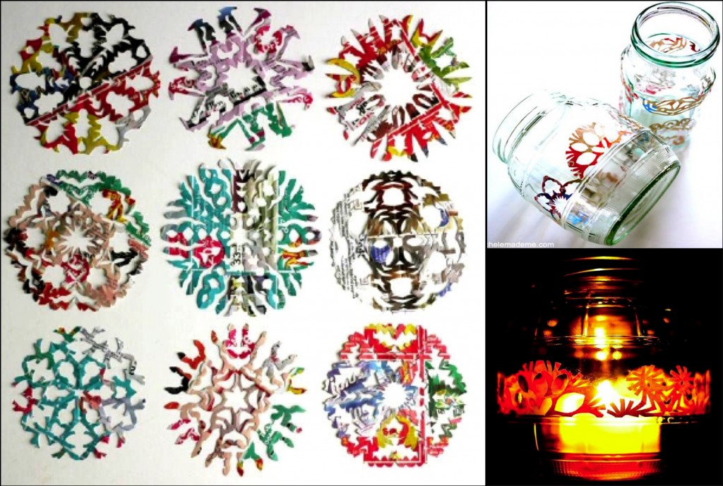 Making Your Own Recycled Snowflakes