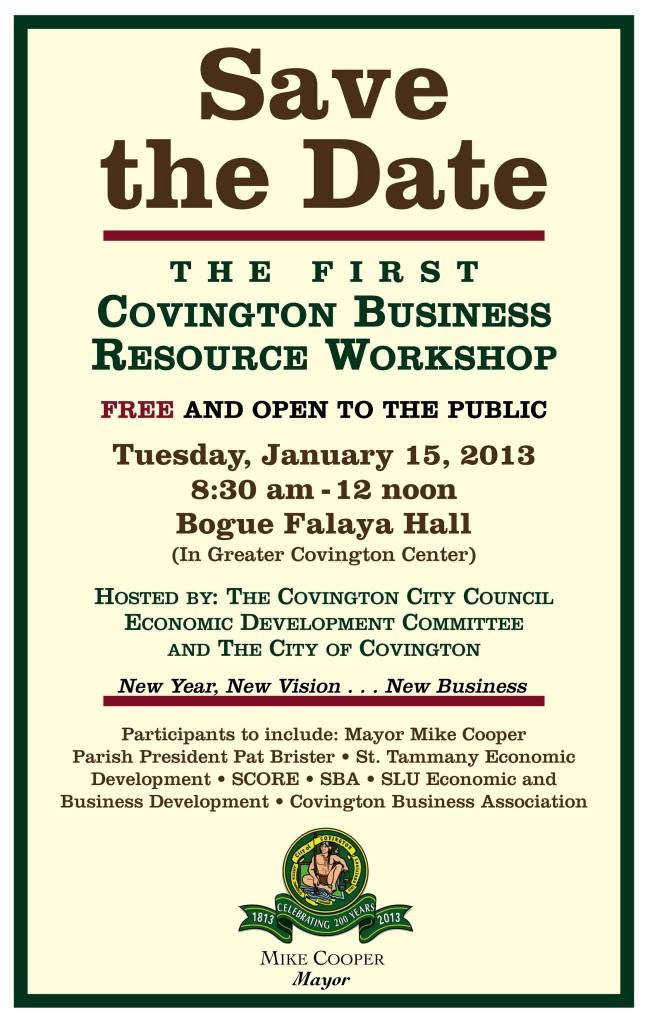 Covington Business Resource Workshop