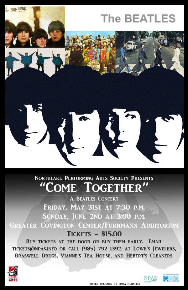 Northlake Performing Arts Society Presents "Come Together" Beatles Tribute
