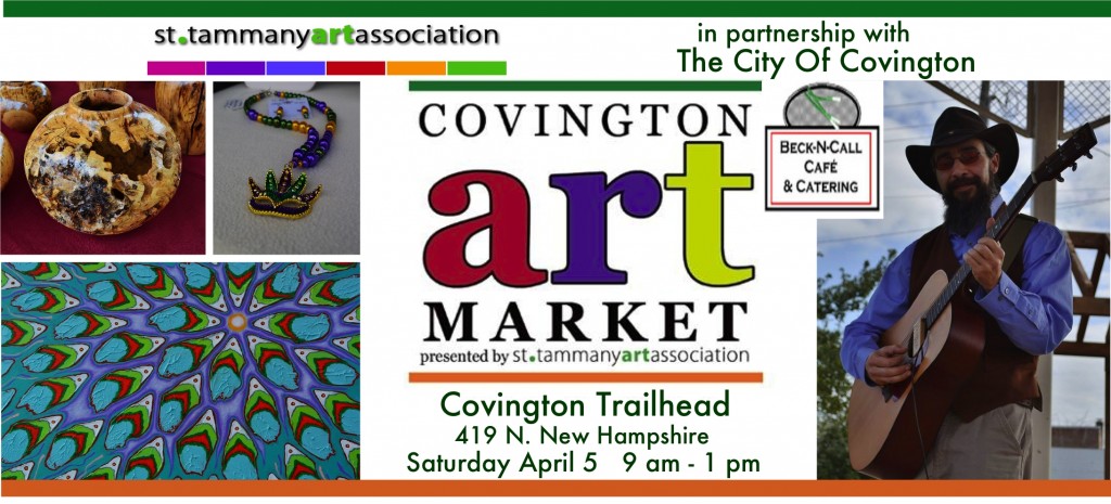 Covington Art Market At The Trailhead Featuring Local Art, Food, Kid Crafts And Live Music This Saturday April 5th, 2014