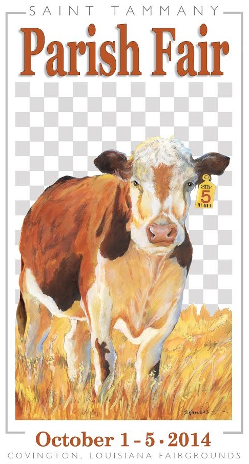 2014 St. Tammany Parish Fair Poster Art by Suzanne King