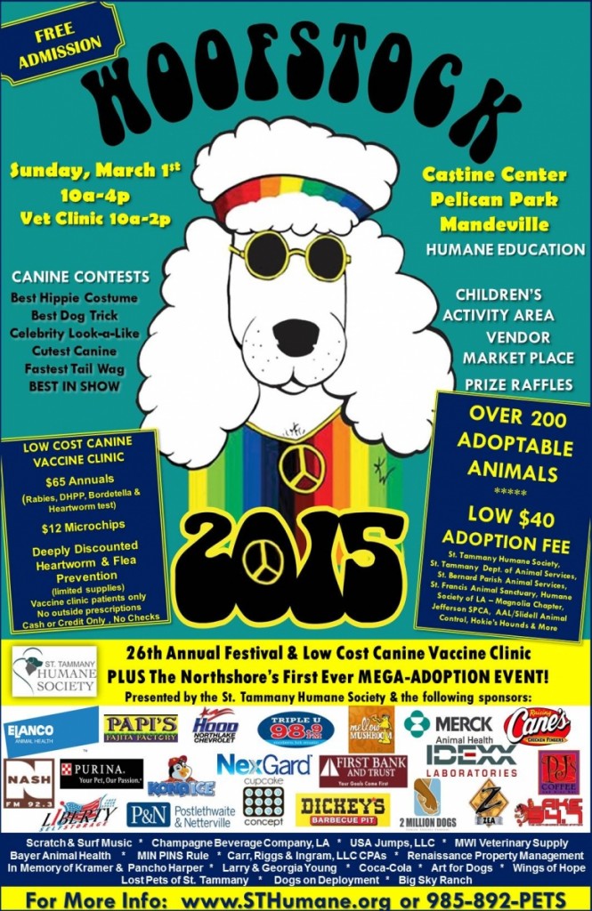 Woofstock 2015 STHS poster
