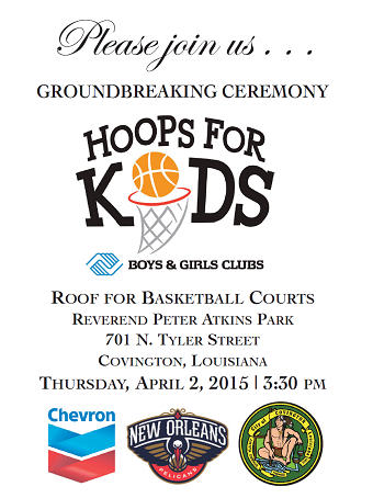 Hoops for Kids groundbreaking