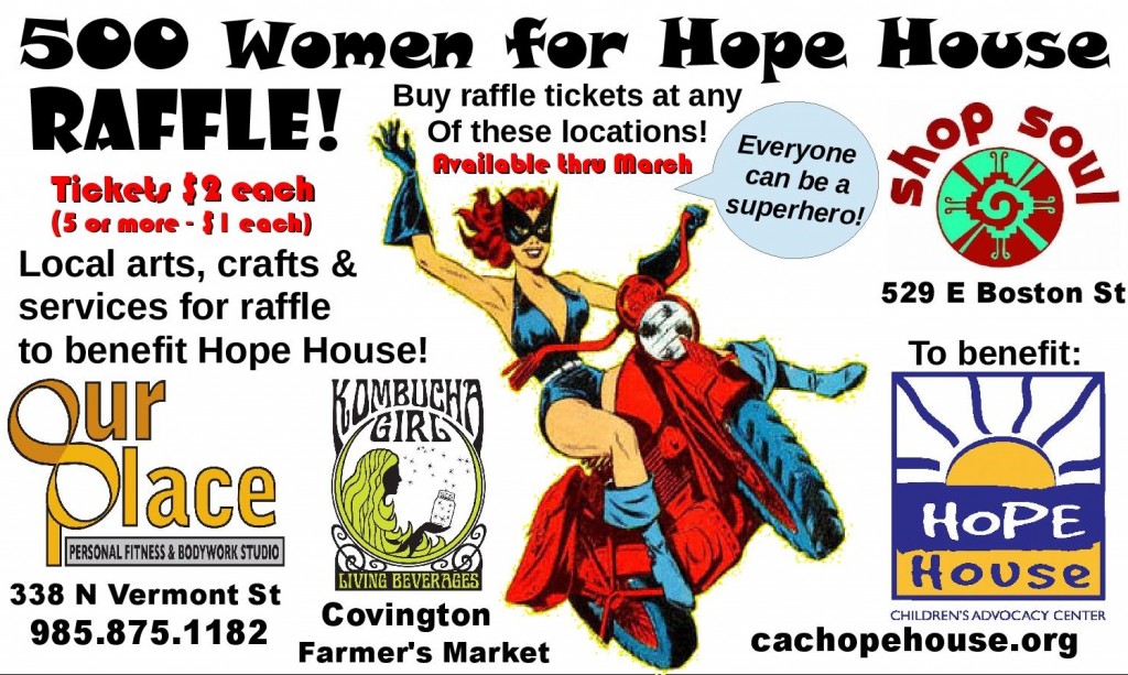 500 Women for Hope House RAFFLE