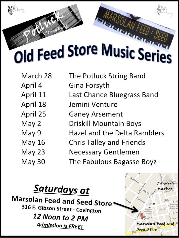 Old Feed Store Music Series Spring 2015