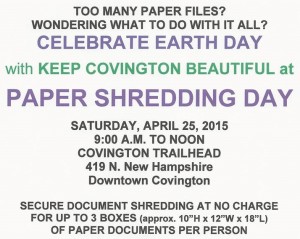 KCB Paper Shredding Day 2015