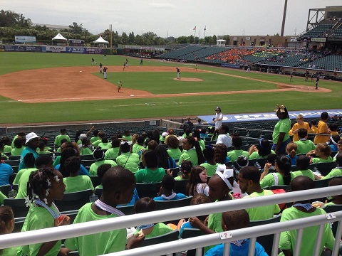 Boys & Girls Club of Covington at Zephyr Field - photo credit Covington Police Department