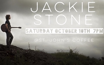 Jackie Stone performs at St. John's Coffeehouse Saturday, October 10