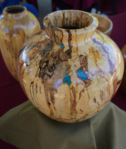 bWindmill Woodturning by Robert Wagner at the Covington Art Market May 2014