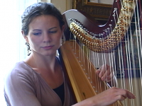 Classical Harpist Jessica Meltz Every Friday at The English Tea Room, Downtown Covington, LA