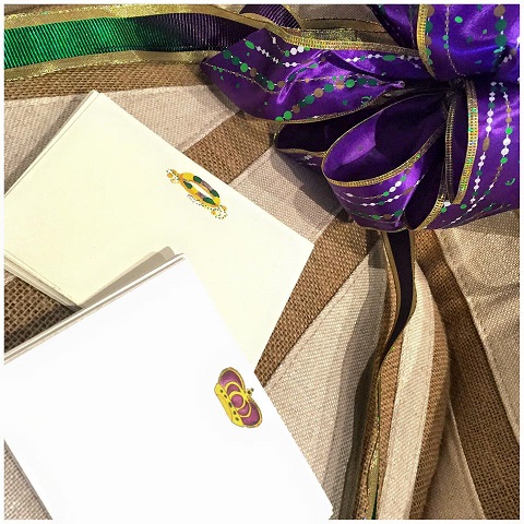 history antiques mardi gras stationary