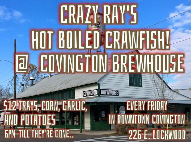 crazy rays crawfish cov brewhouse