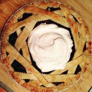 July Pie of the Month:  Blueberry Sazerac Pie by Bear Creek Road
