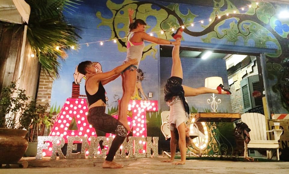 Acro Yoga at Our Place Studio