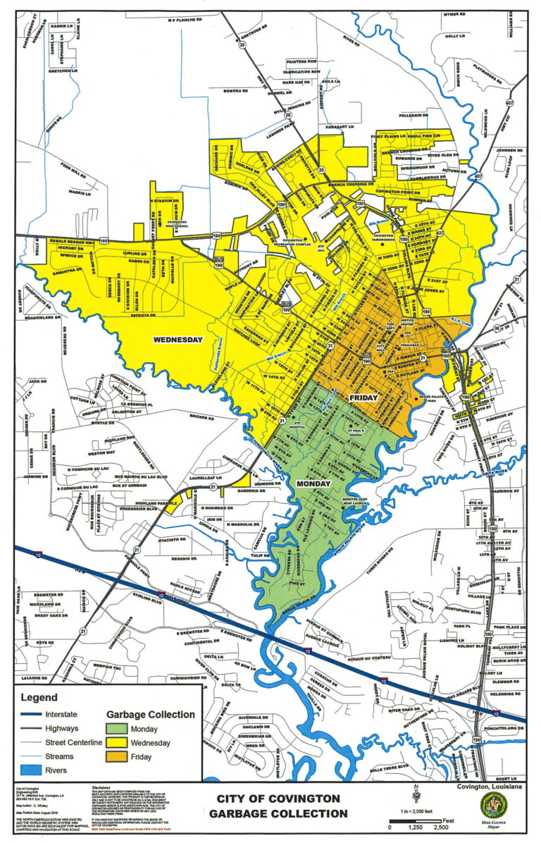 New Garbage Pick Up Schedule for Covington | Covington Weekly