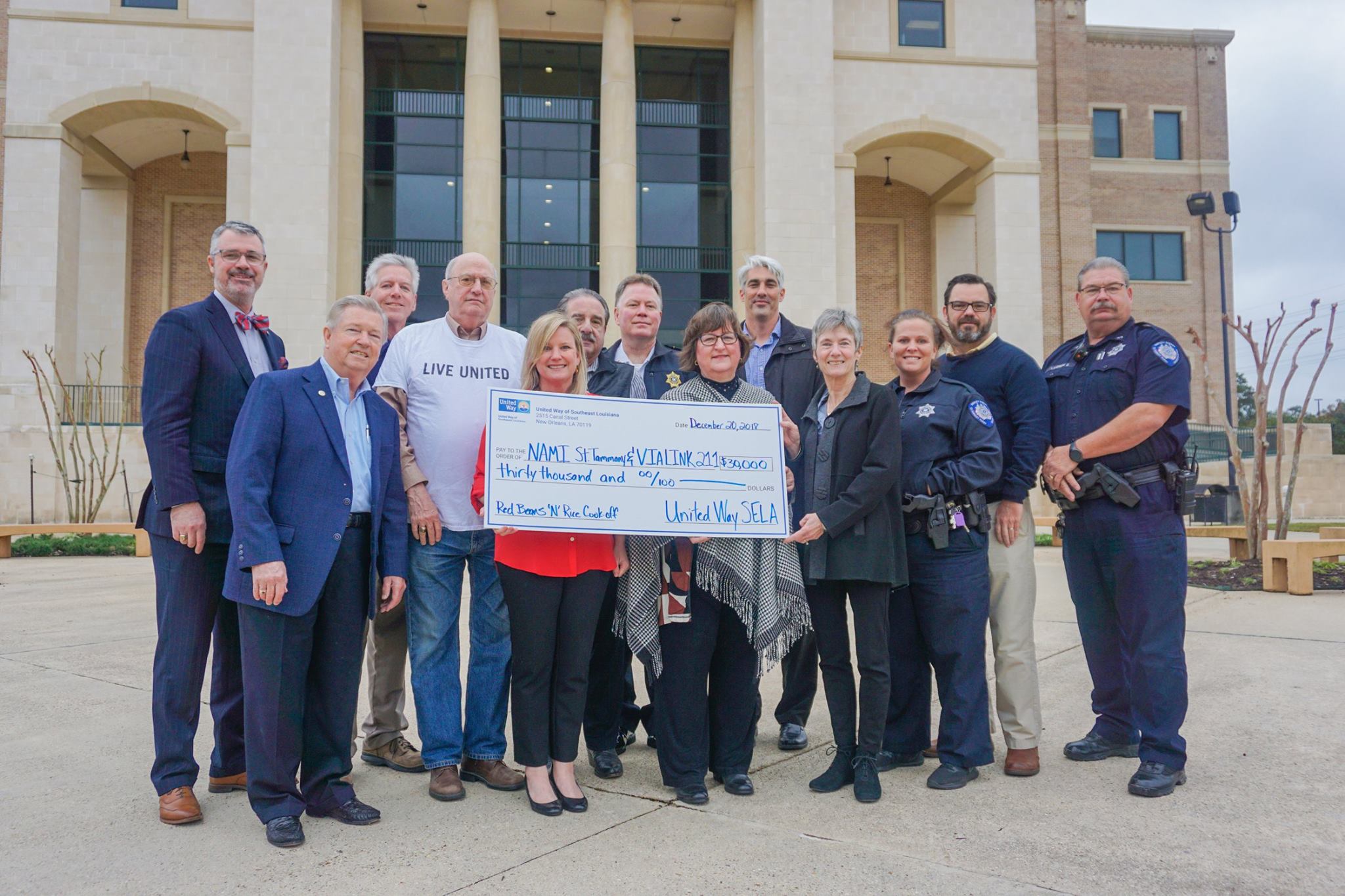 NAMI Receives United Way Check