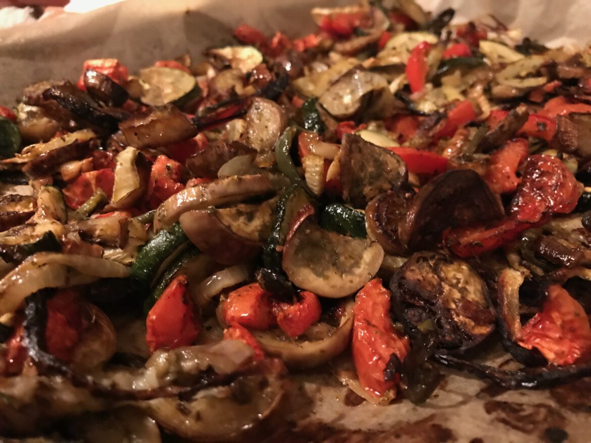 Farmer’s Market Recipe: Quick and Easy Roasted Ratatouille (that doesn’t feed an army)